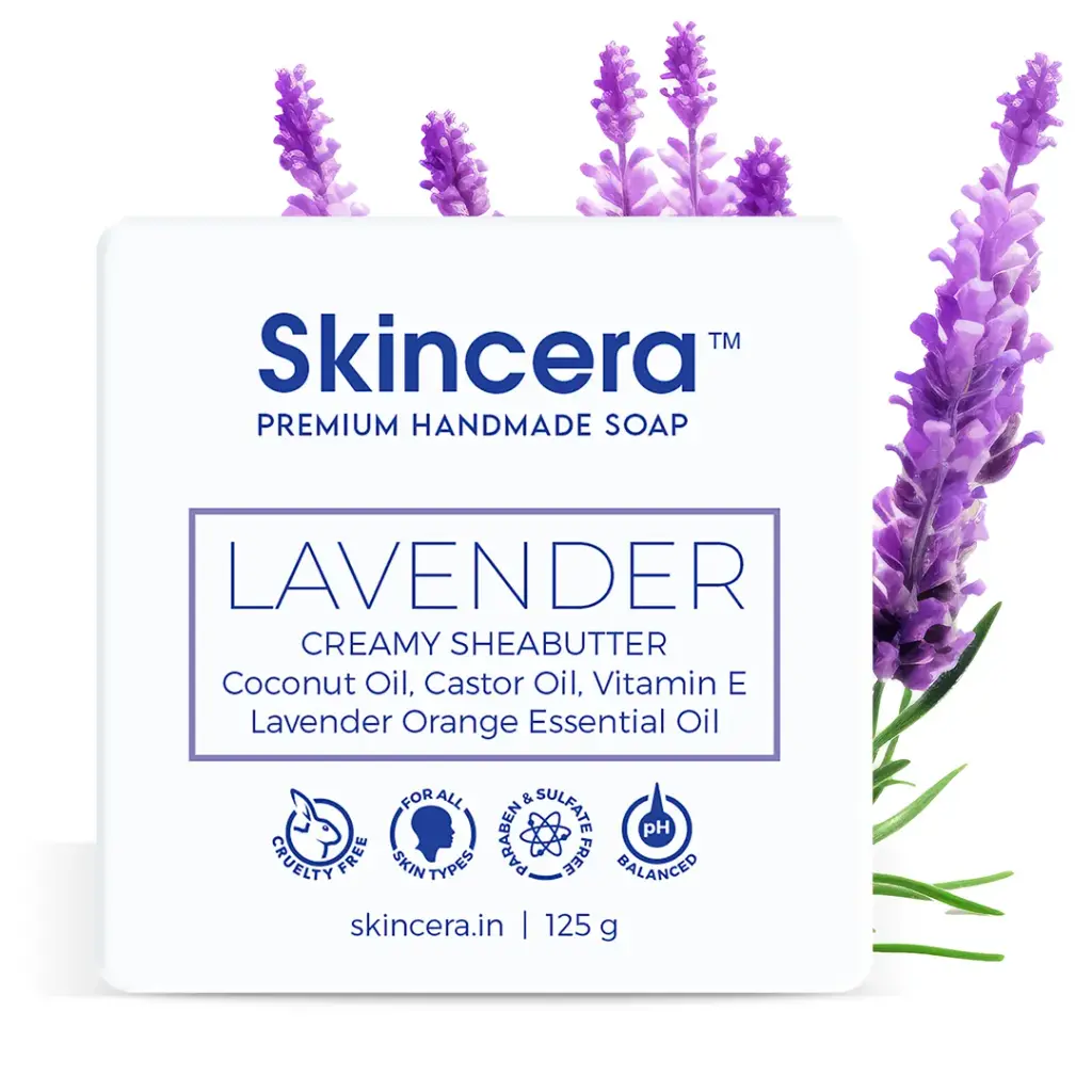 Skincera Lavender Shea Butter Moisturizing Handmade Vegan Soap