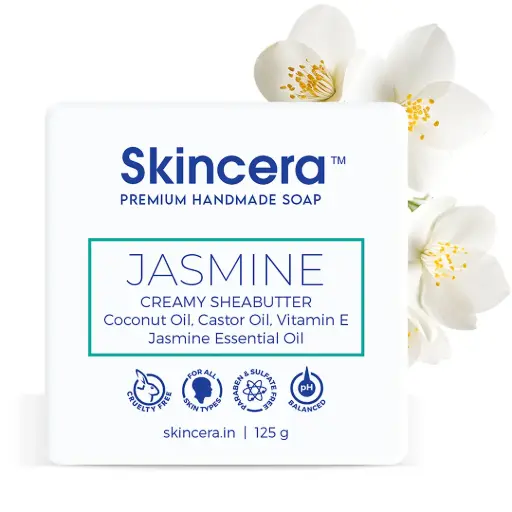 Skincera Jasmine Shea Butter Moisturizing Handmade Vegan Soap
